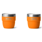 Rambler 4 Oz Cups (2 Pack) - King Crab Orange - YETI - Image 2