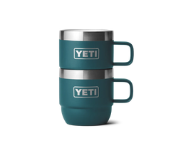 Rambler 6 oz Mug (2 Pack) - Agave Teal - YETI Espresso Mugs - Image 1
