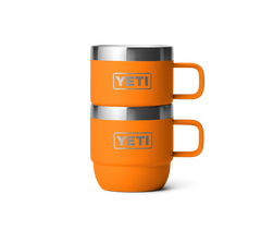 Rambler 6 oz Mug (2 Pack) - King Crab Orange - YETI Espresso Mugs - Image 1