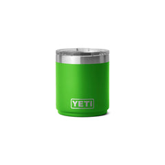 A green YETI whisky lowball, in their limited edition Canopy Green.