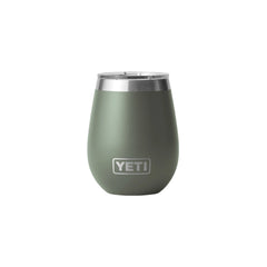 YETI Rambler 10 oz Wine Tumbler with a magslider lid in Camp Green.