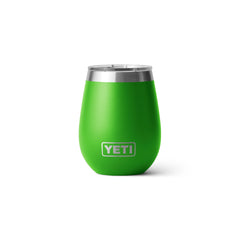 A YETI Rambler 10 oz Wine Tumbler in limited edition Canopy Green.