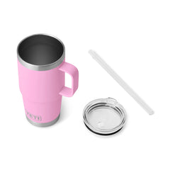 YETI Rambler 25 oz Straw Mug Power Pink.