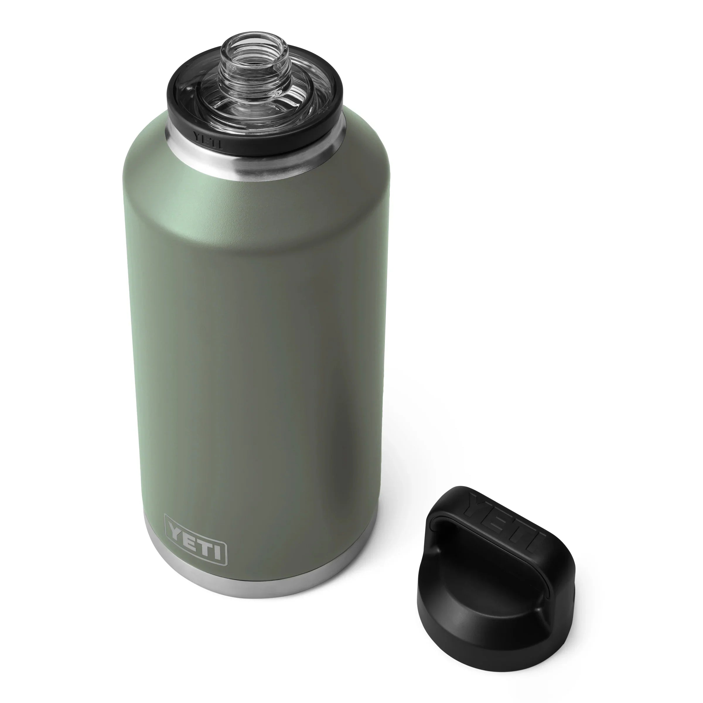 Rambler 64 oz Bottle With Chug Cap - Camp Green - YETI Rambler Bottle - Image 3