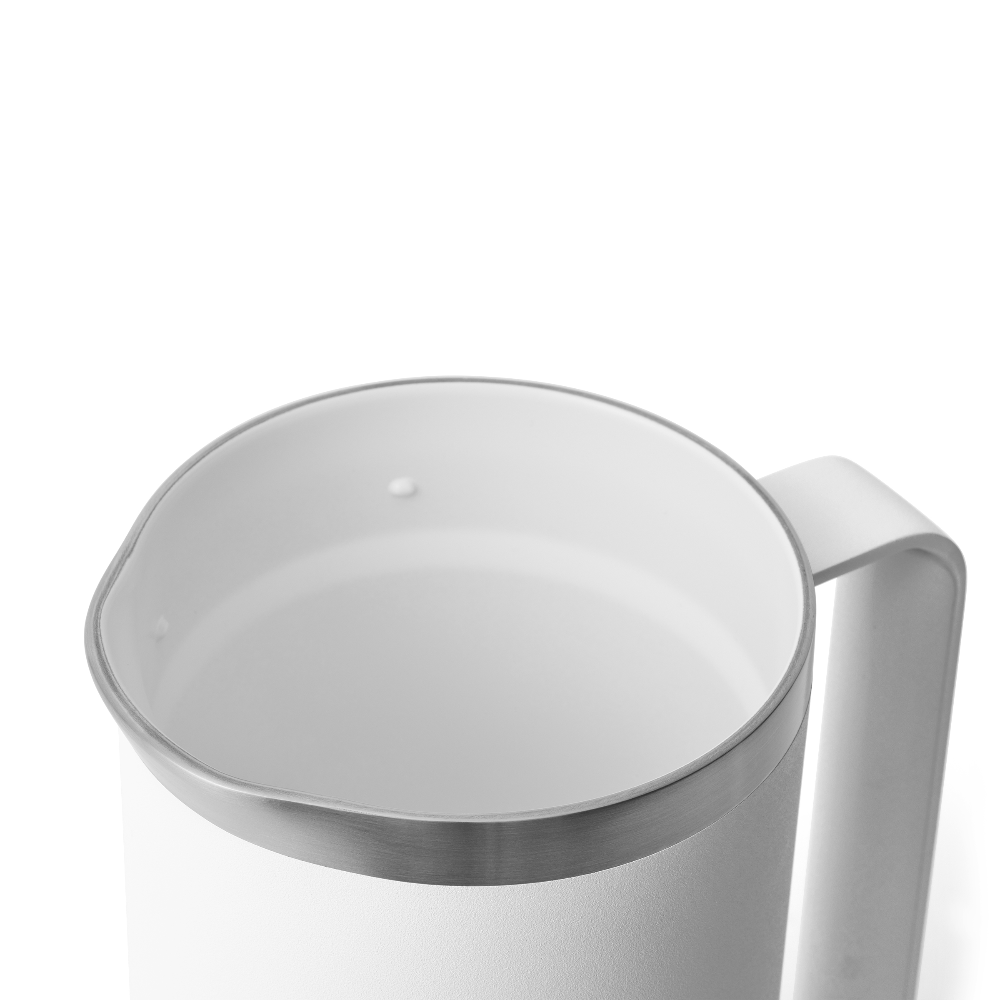 YETI Rambler 34 oz French Press in color white.