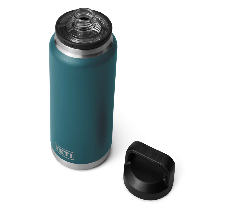 Rambler 36 oz Bottle With Chug Cap - Agave Teal - YETI Rambler - Image 2