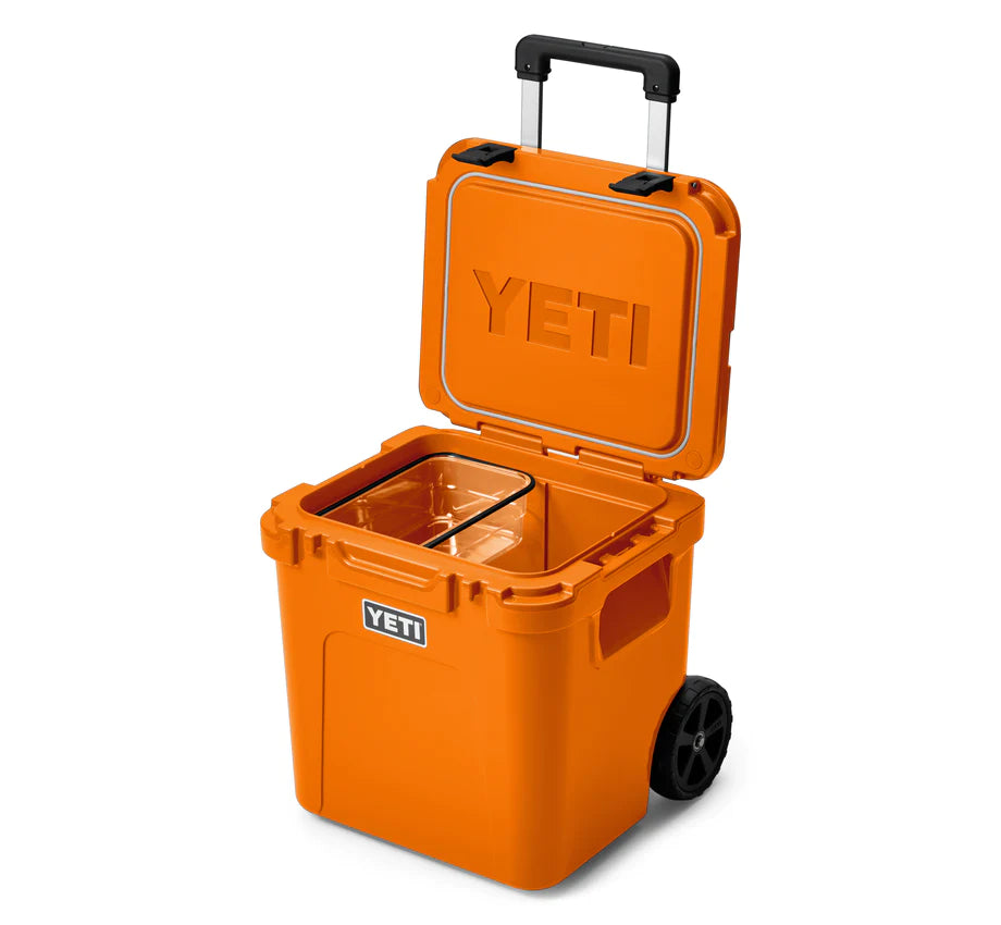 Roadie 48 Wheeled Cooler - Color: King Crab Orange - YETI - Image 3