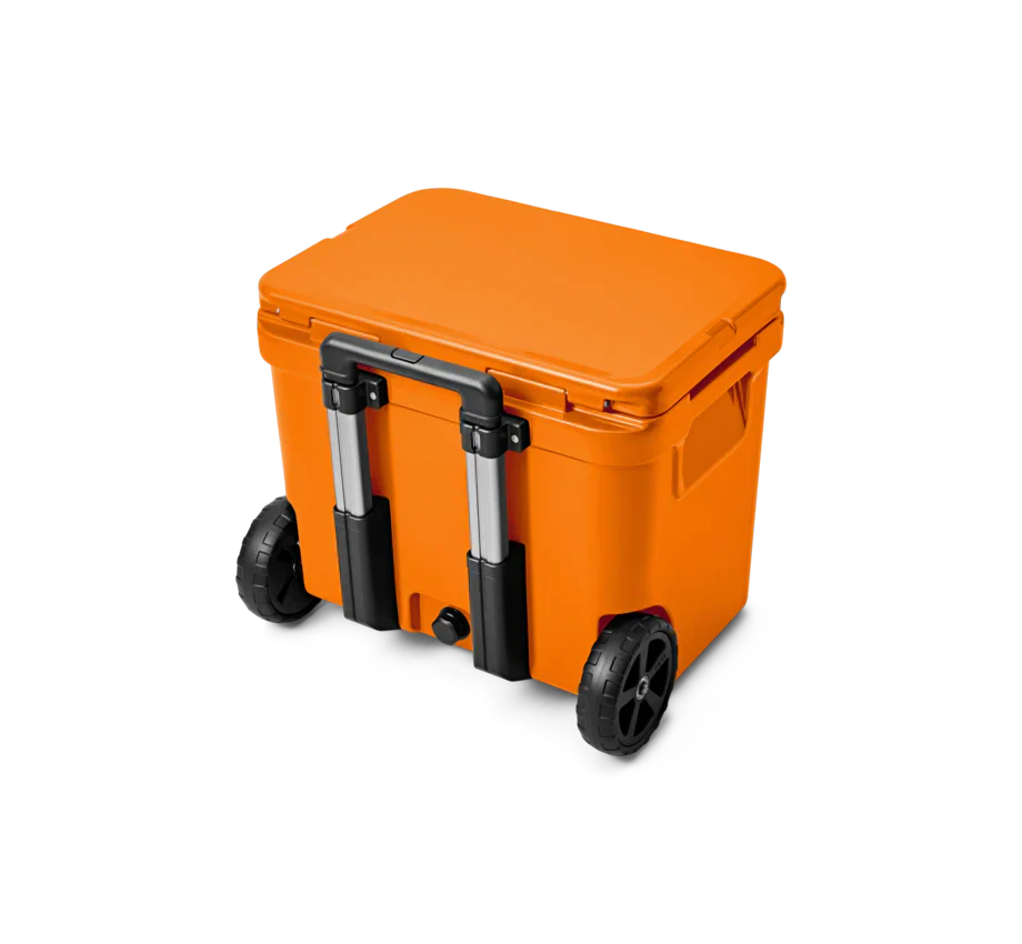 Roadie 60 Wheeled Cooler - Color: King Crab Orange - Brand: YETI - Image 4