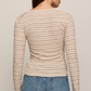 Andie Striped Henley Top