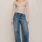 Andie Striped Henley Top