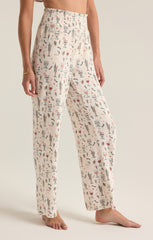 Dawn Holiday Spirits Pant. These lounge pants feature signature holiday cocktails, and cookies on them. The pants come from the brand Z Supply.