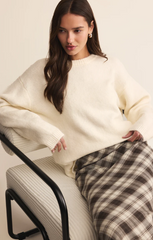 Europa Plaid Midi Skirt