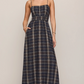 Evermore Plaid Midi Dress
