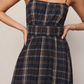 Evermore Plaid Midi Dress