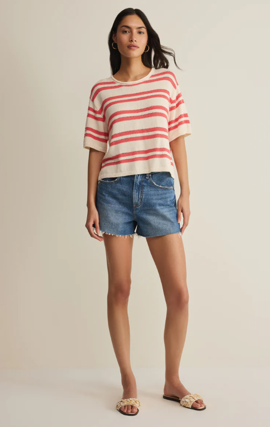 Prado Stripe Sweater Tee