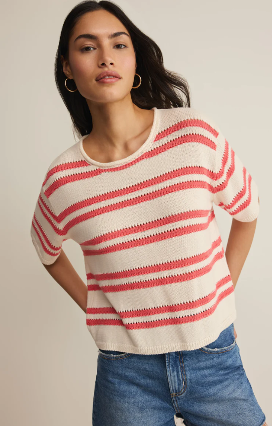Prado Stripe Sweater Tee