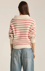 Villa Half Zip Stripe Sweater from Z Supply.