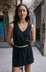 Sloane V-Neck Mini Dress