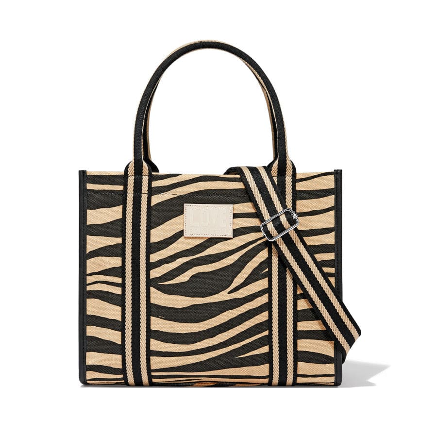 Brighton Canvas Carryall - Zebra Love