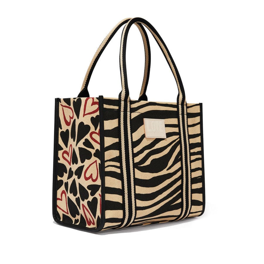 Brighton Canvas Carryall - Zebra Love