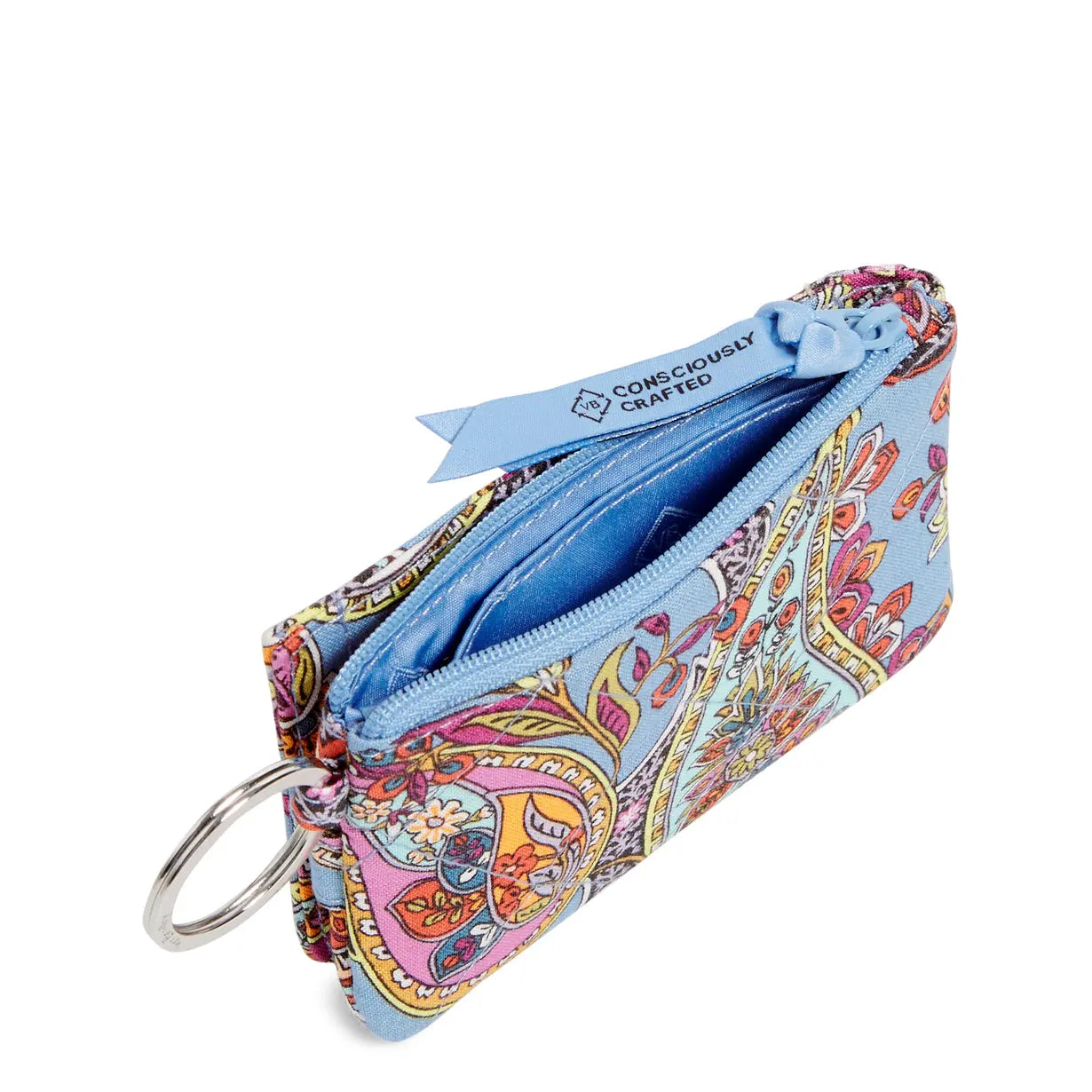 Vera Bradley RFID Deluxe Zip ID Case in Provence Paisley.