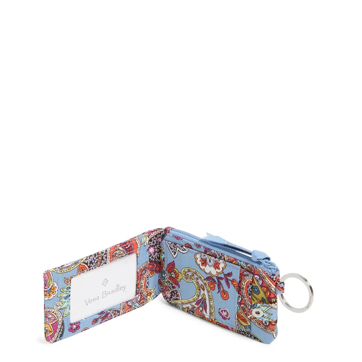 Vera Bradley RFID Deluxe Zip ID Case in Provence Paisley.