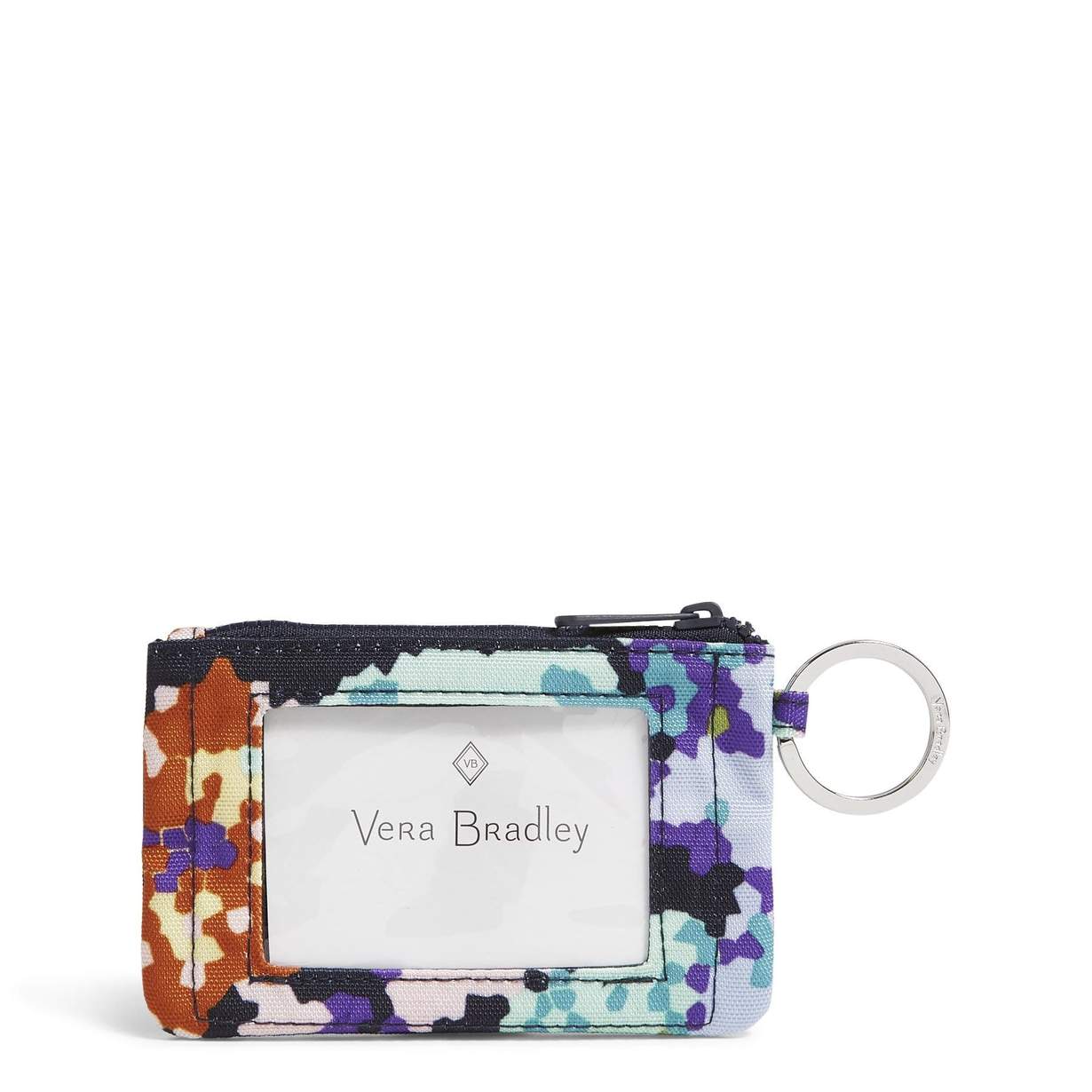 ReActive Zip ID Case Happy Blooms Cross-Stitch