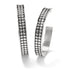 Pebble Dot Medium Hoops Front View