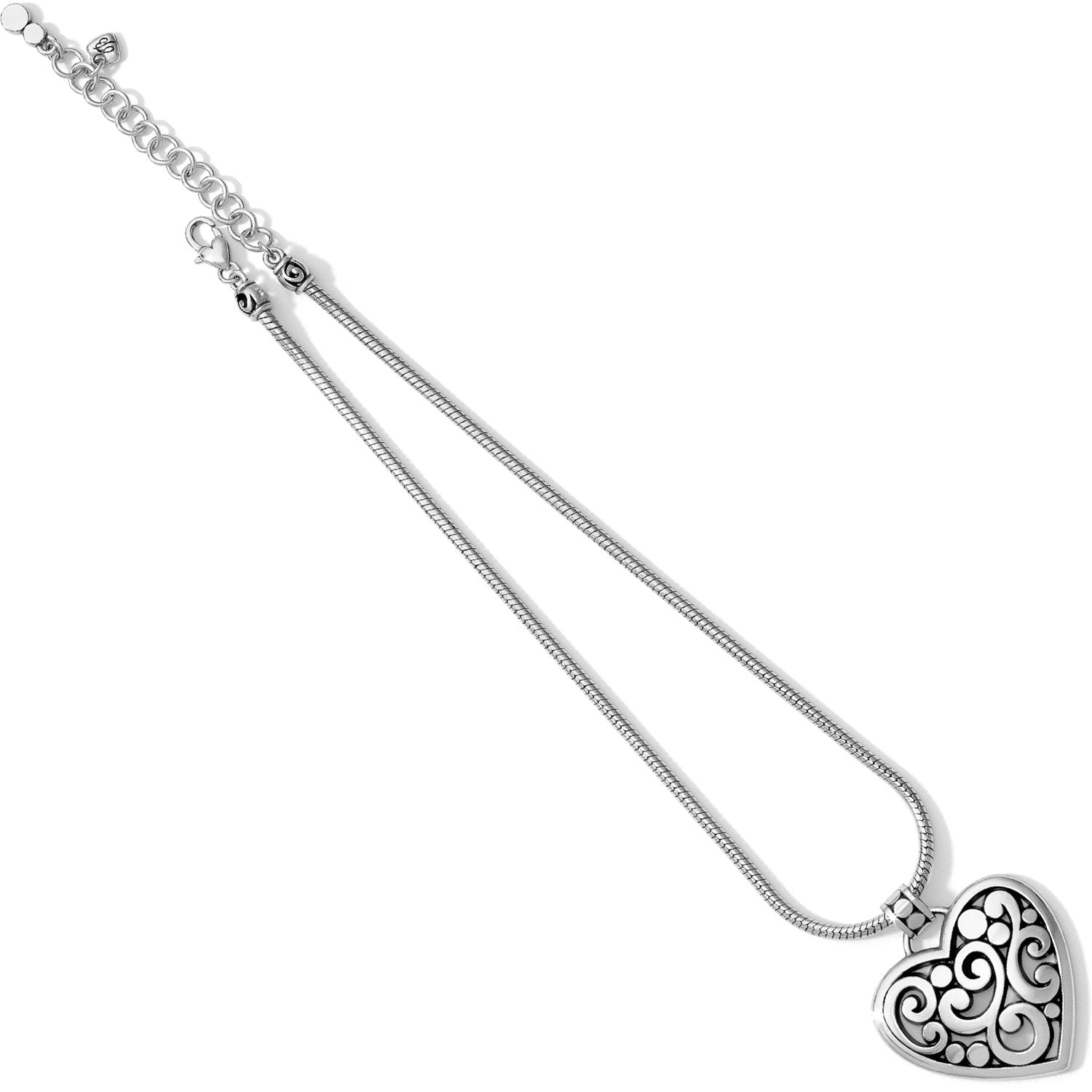 Contempo Heart Necklace Length View