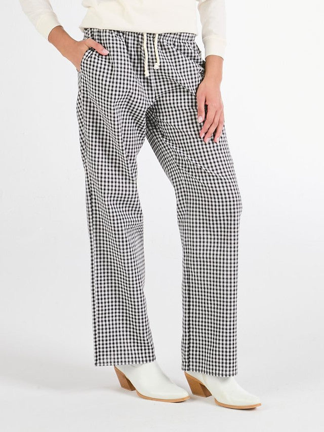 Gingham Pull On Pant