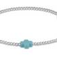 Signature Cross Sterling Pattern 2mm Bead Bracelet