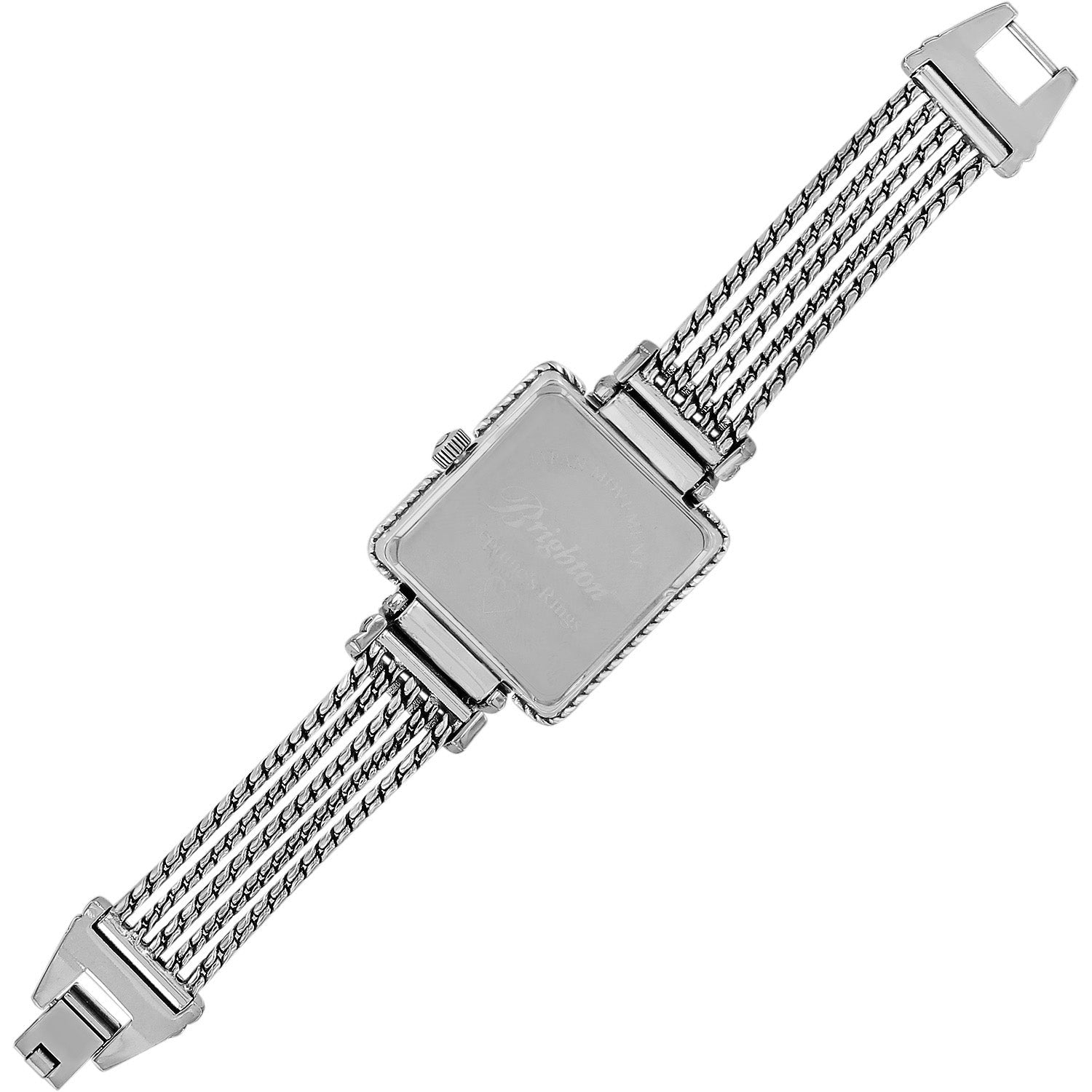 Neptune's Silver Rings Watch Back View