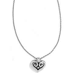 Alcazar Heart Necklace Silver