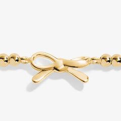 A Little Thank You- Gold Bracelet Close Up