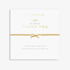 A Little Thank You- Gold Bracelet Card View