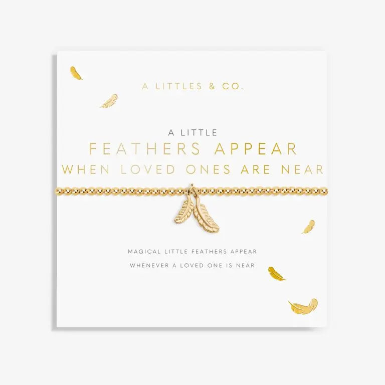 A Little Feathers Appear When Loved Ones Are Near - Gold