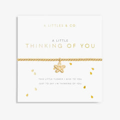 A Little Thinking of You - Gold Bracelet Card View