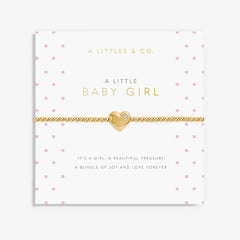 A Little Baby Girl - Gold Bracelet Card View