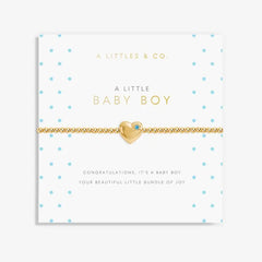 A Little Baby Boy - Gold Bracelet Card View