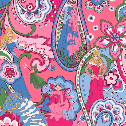 Aurora Pink Swirls