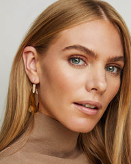 Maize Earrings Model View