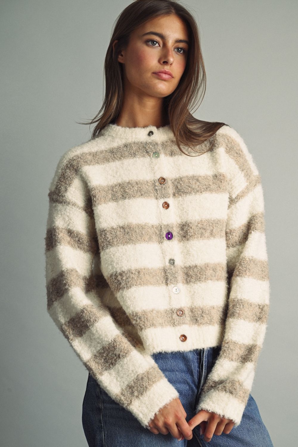 Oakley Striped Cardigan