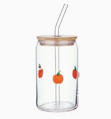Icon Glass Tumbler - Pumpkin