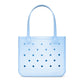 Baby Shimmer Bogg Bag Blue Skies And Bogg Bag, front view (Blue Skies And Bogg Bag)