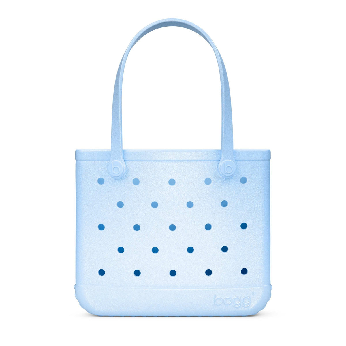 Baby Shimmer Bogg Bag Blue Skies And Bogg Bag, front view (Blue Skies And Bogg Bag)