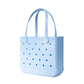 Baby Shimmer Bogg Bag Blue Skies And Bogg Bag, angled view (Blue Skies And Bogg Bag)