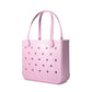 Baby Shimmer Bogg Bag Cotton Candy, angled view (Cotton Candy)