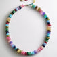 BaubleBar Joyce Semi-Precious Beaded Necklace in Multi, full necklace with beaded extender