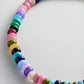 Close-up of multicolored beads on the BaubleBar Joyce necklace