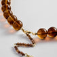 BaubleBar Mini Jane necklace lobster clasp and beaded extender in Tiger's Eye